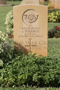 BEIRUT WAR CEMETERY - WORKMAN, STANLEY